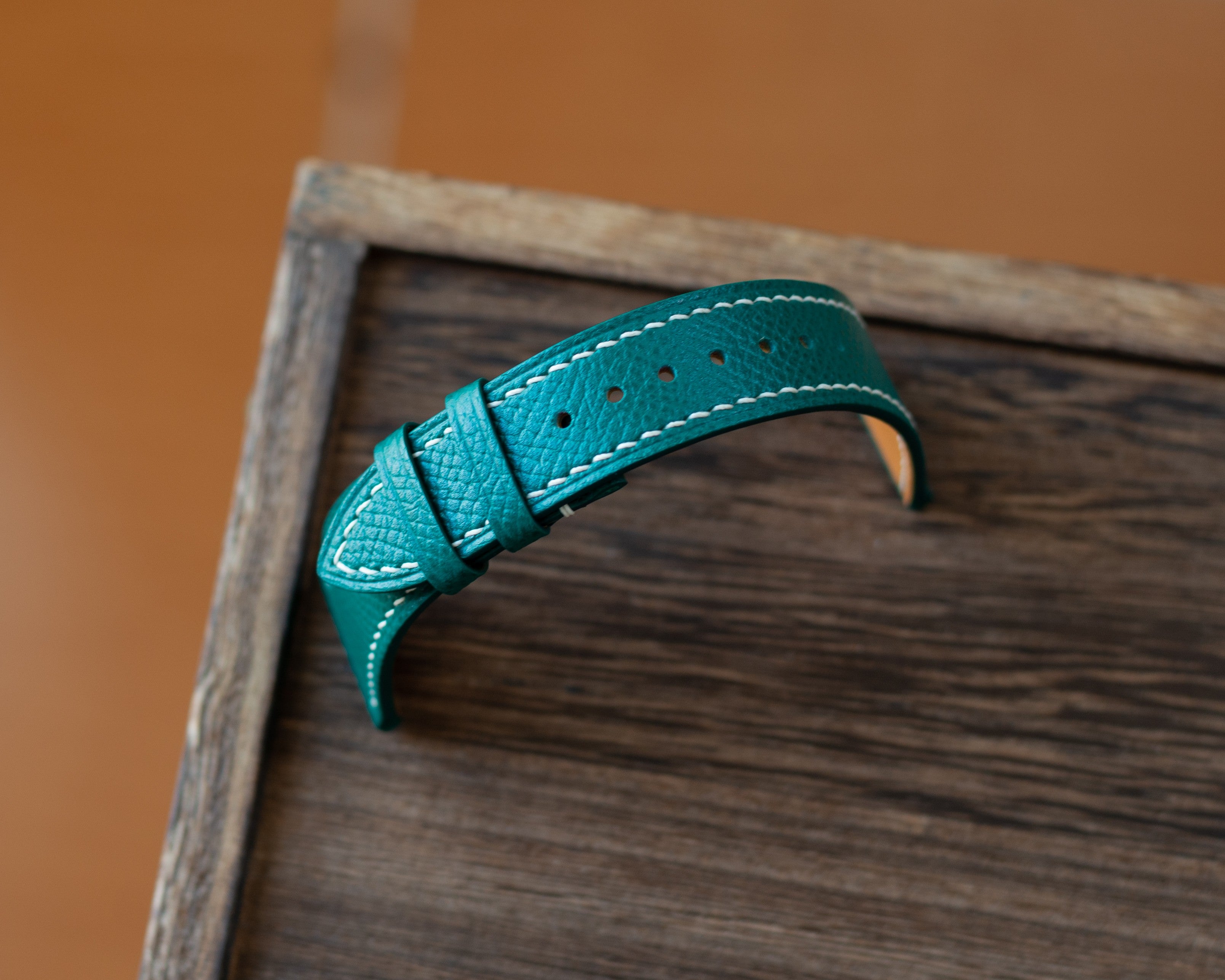 Green Epsom Slim Strap