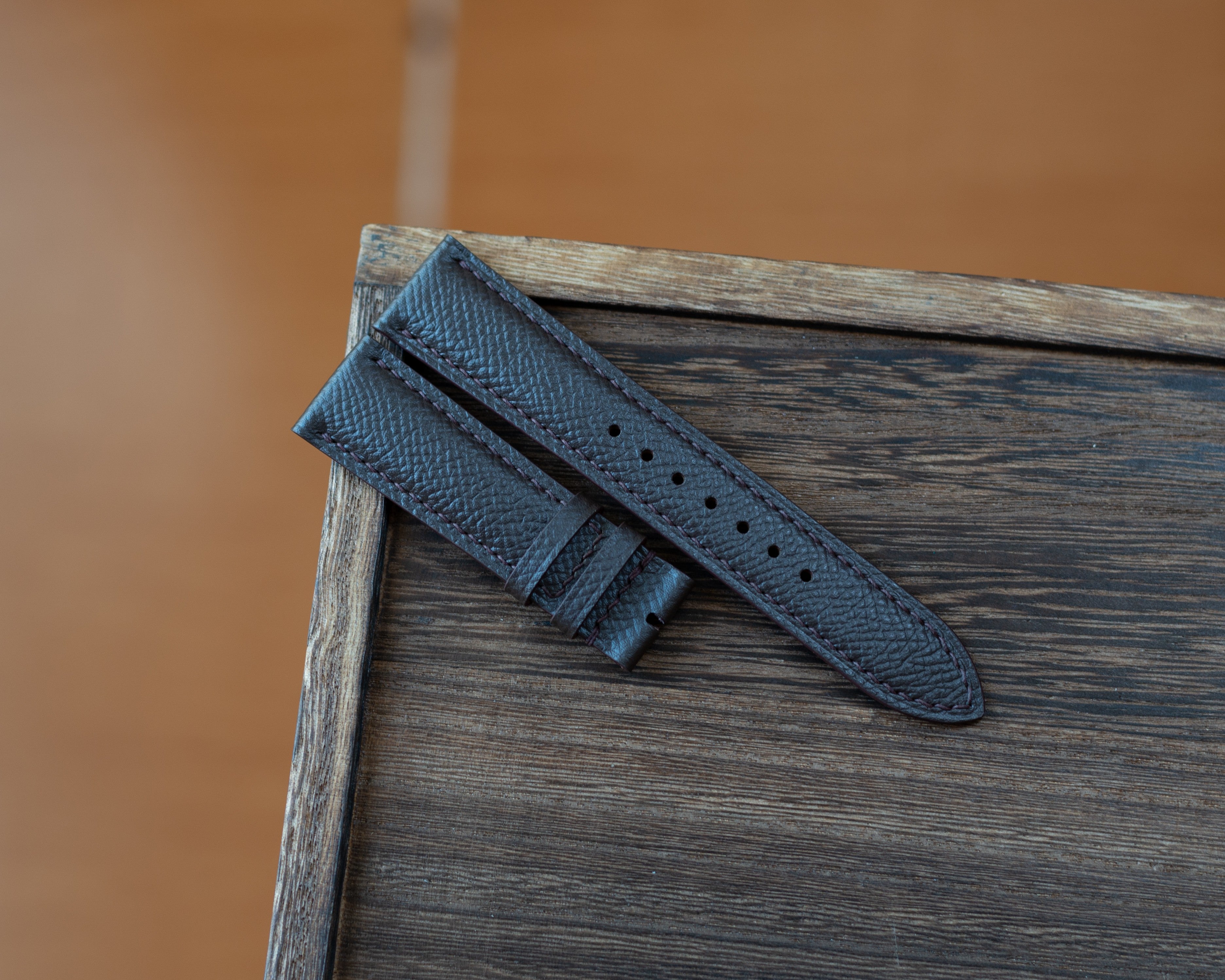 Brown Epsom Padding Strap