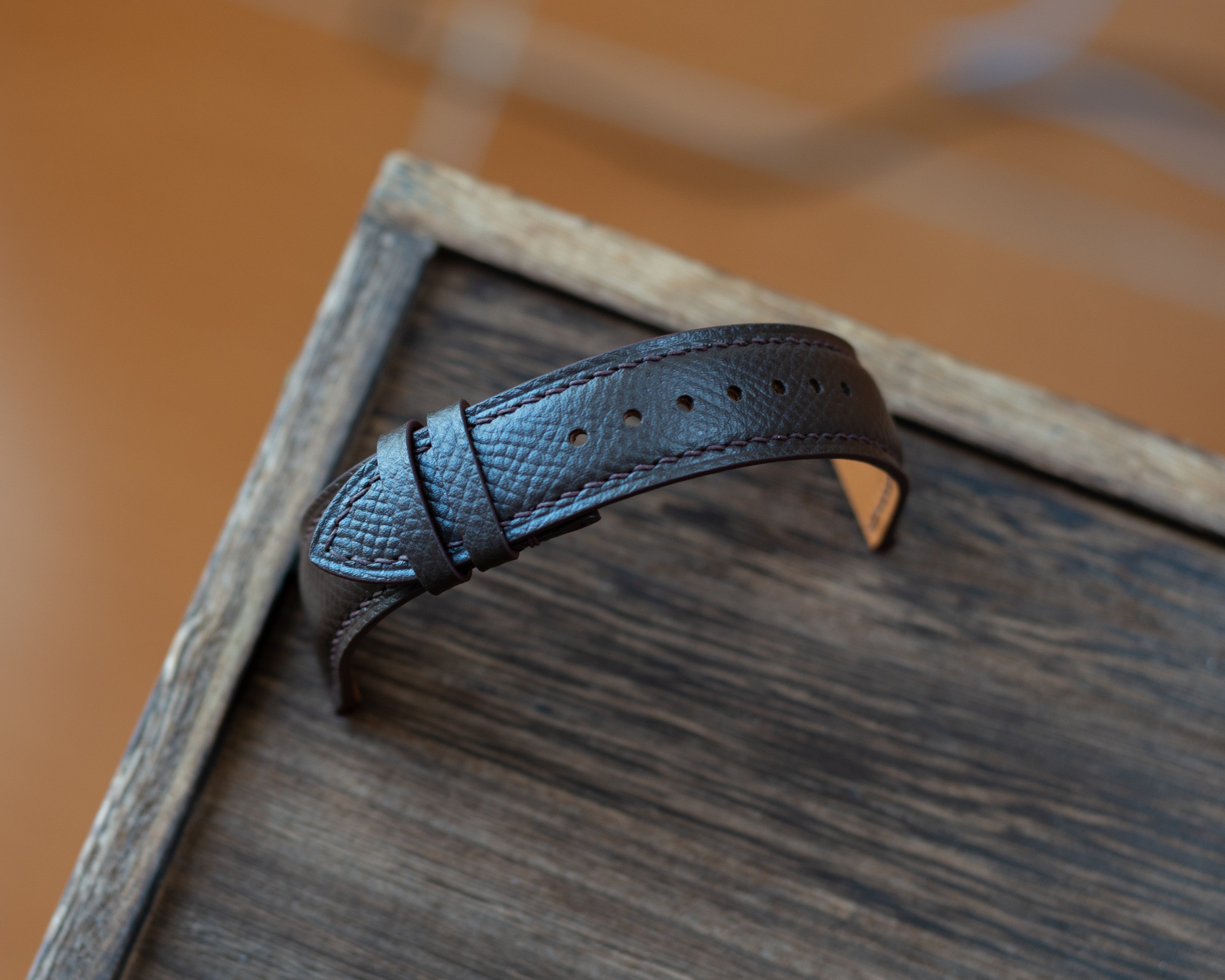 Brown Epsom Padding Strap