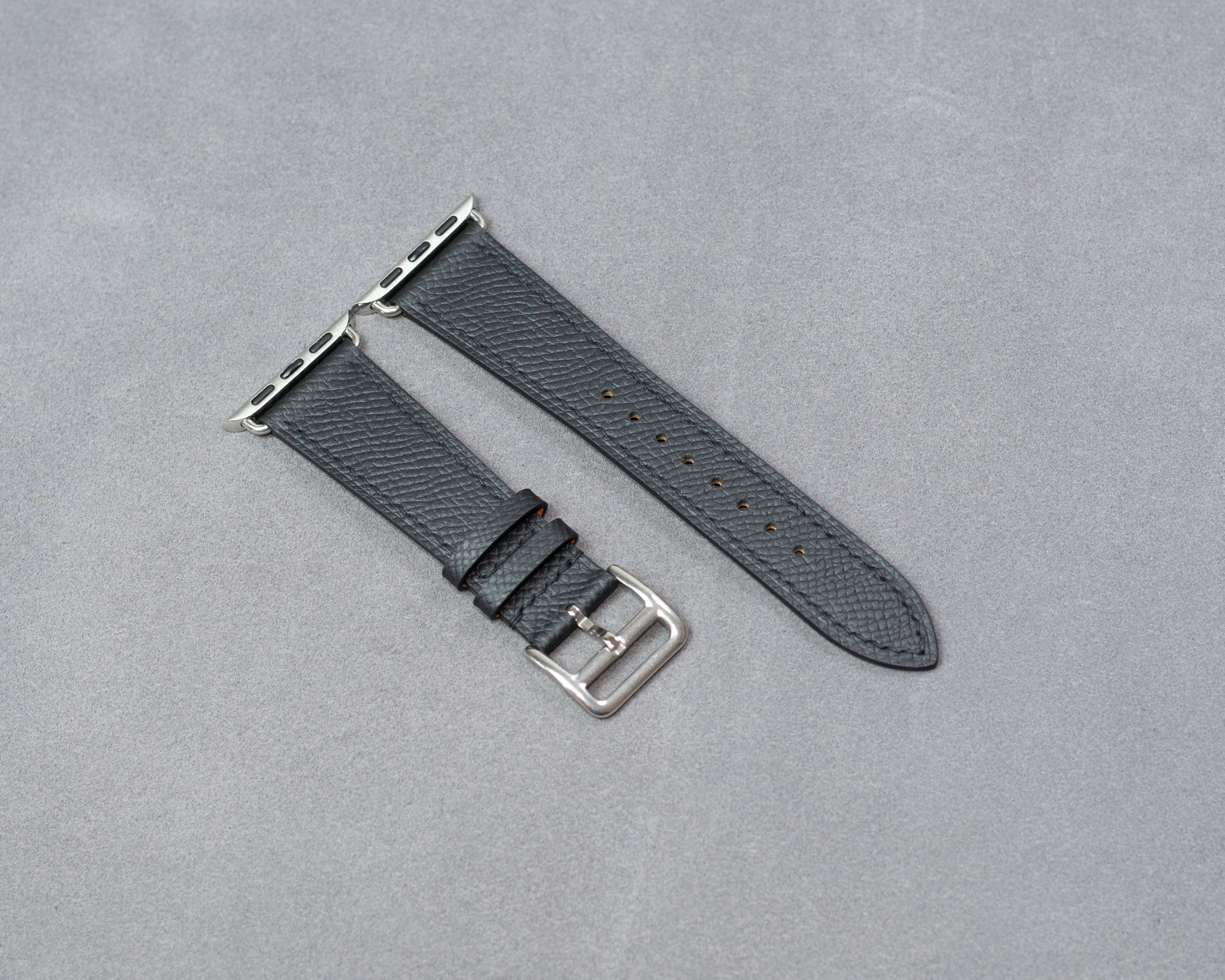 Black Epsom Slim Strap - Made for Apple Watch