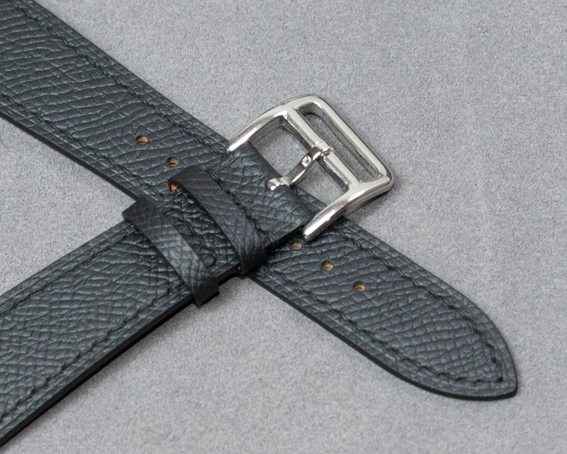 Black Epsom Slim Strap - Made for Apple Watch