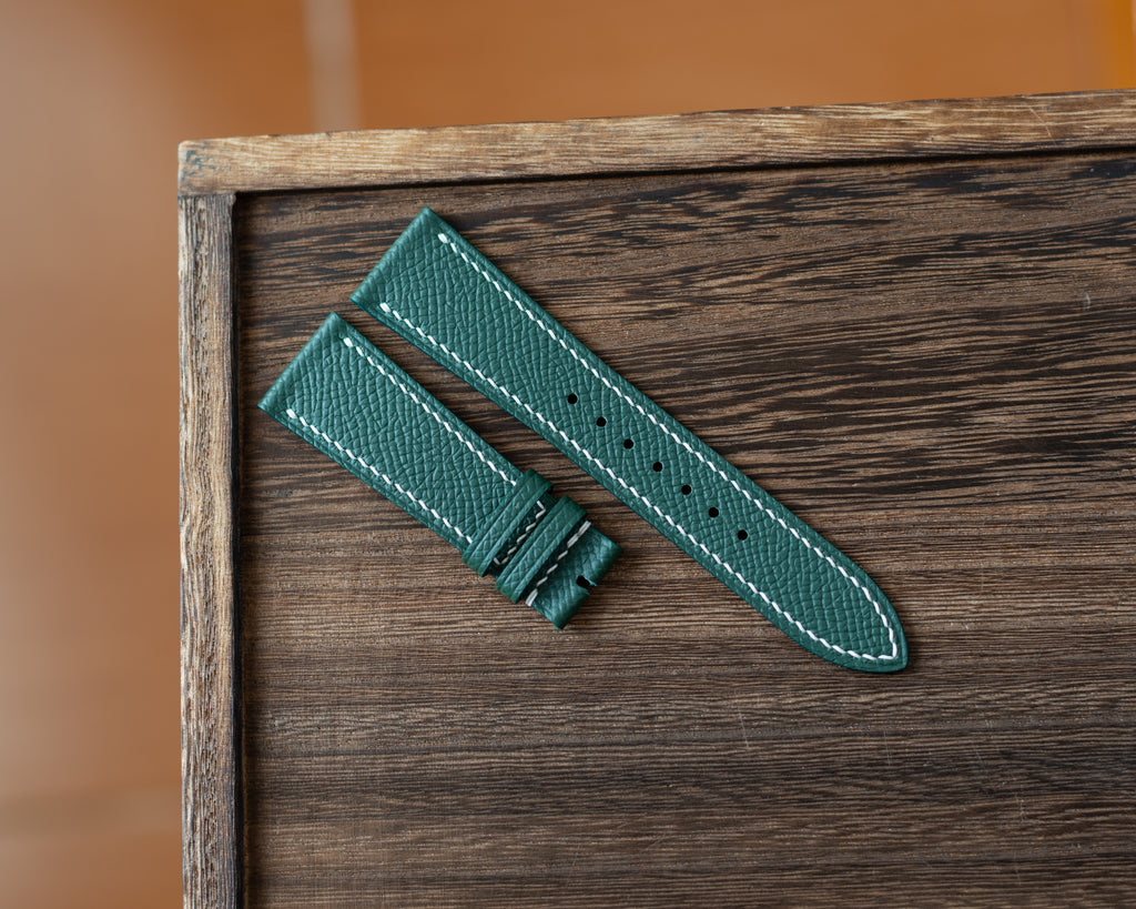 Dark Green Epsom Strap
