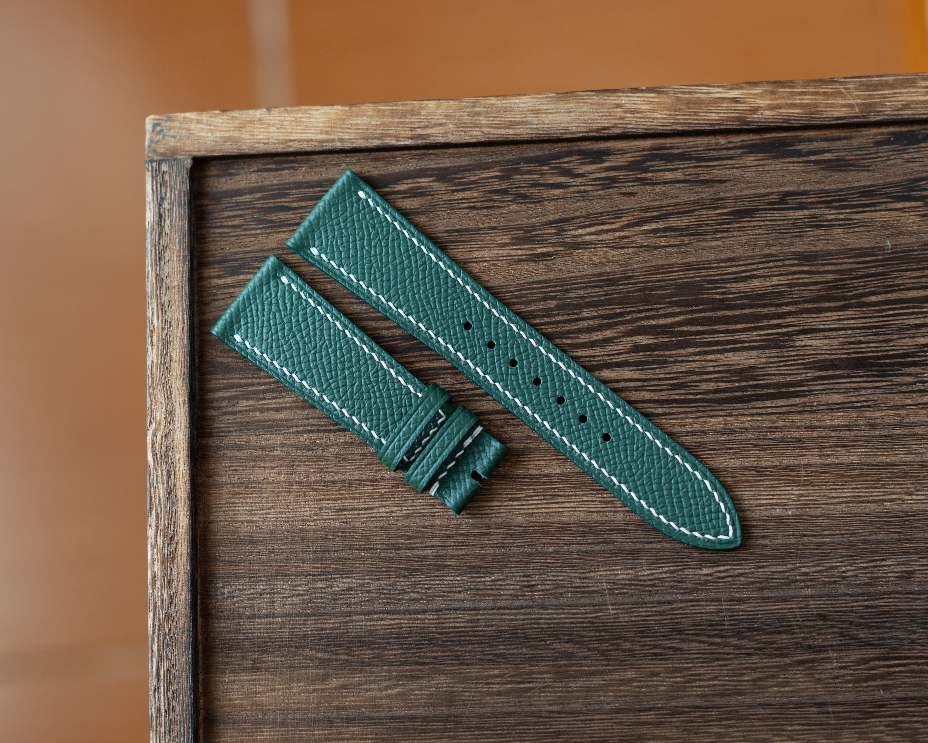 Dark Green Epsom Strap