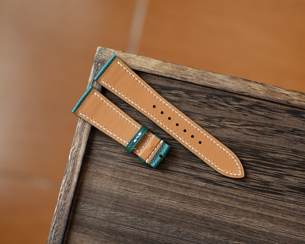 Dark Green Epsom Strap