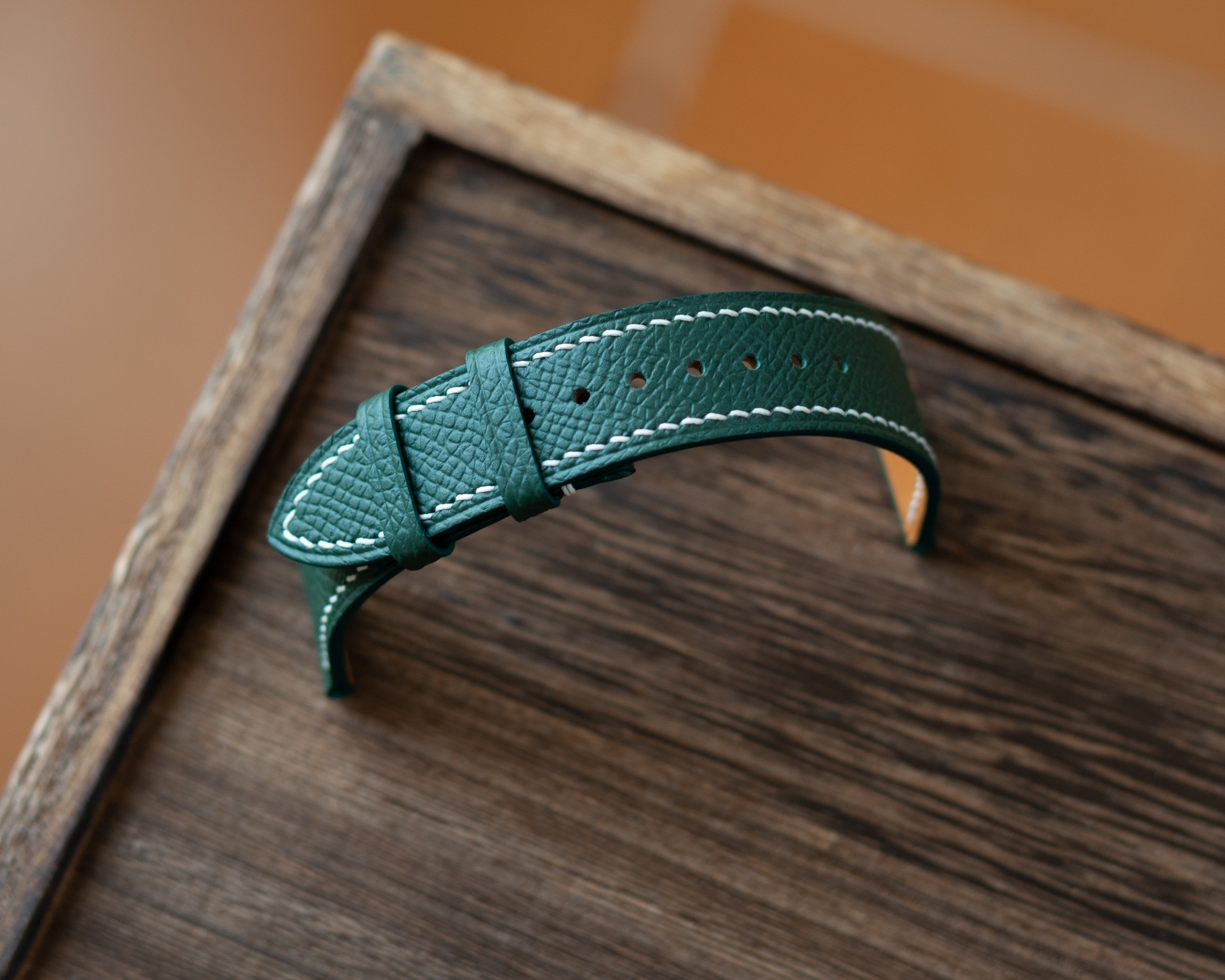 Dark Green Epsom Strap
