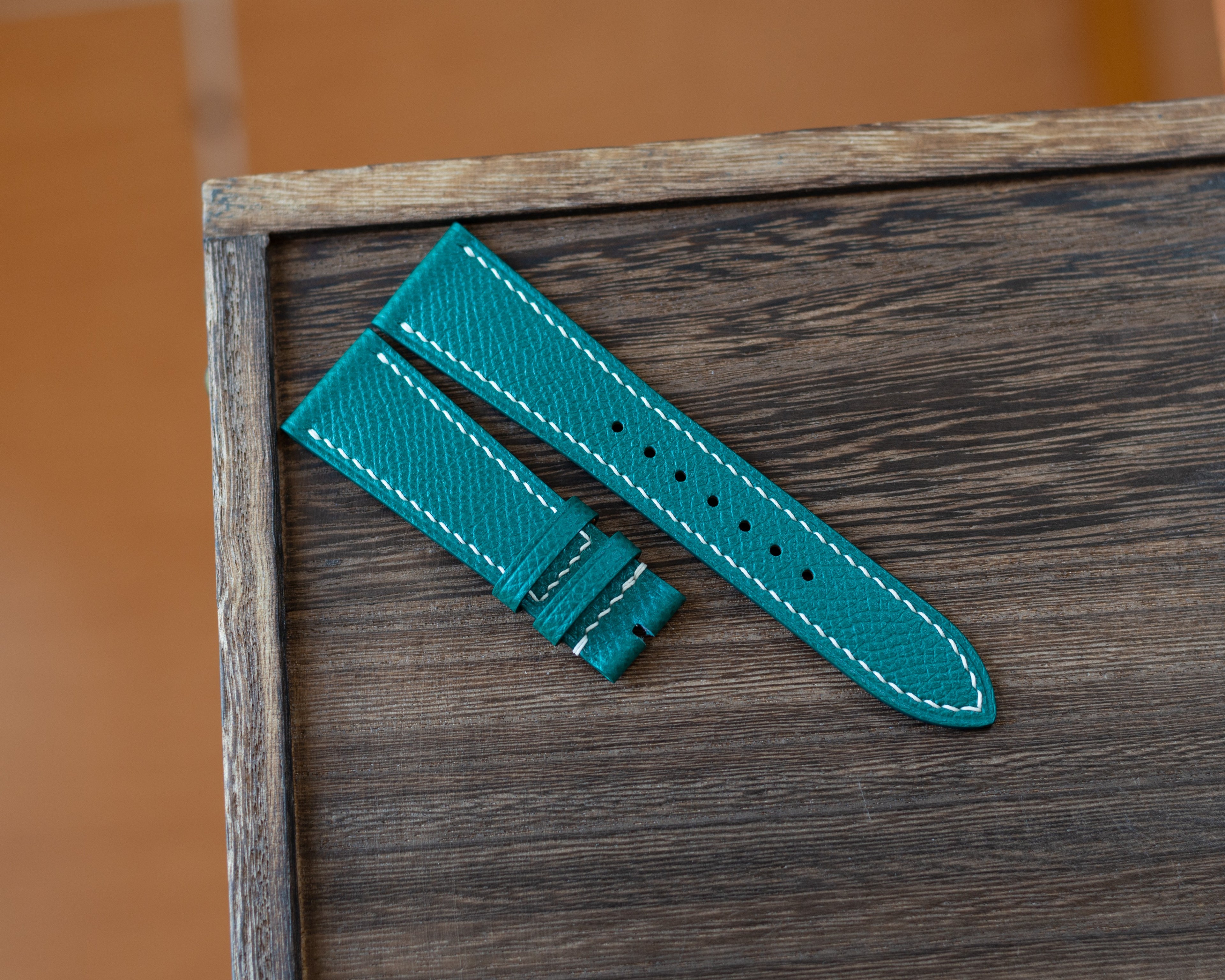 Green Epsom Slim Strap