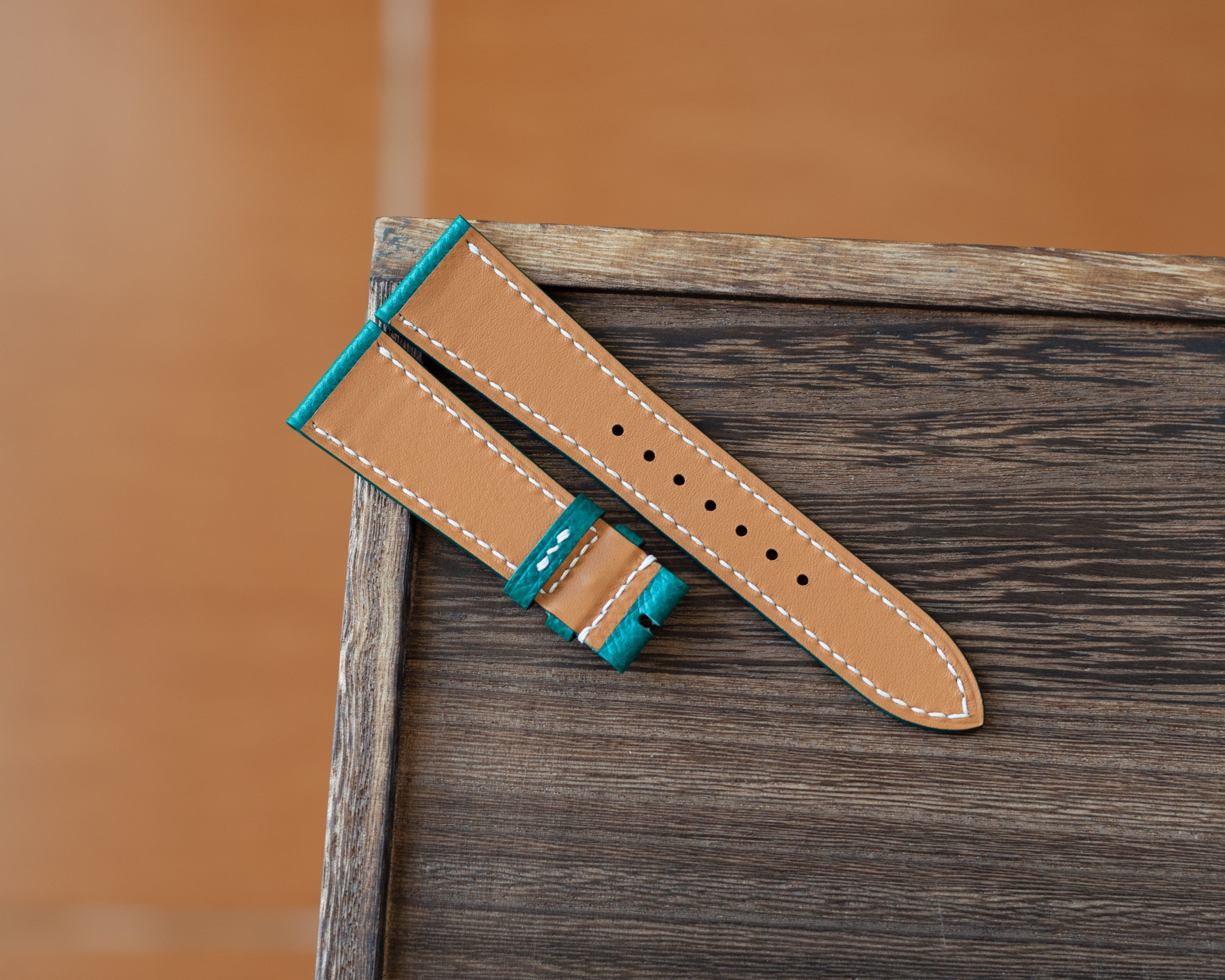 Green Epsom Slim Strap