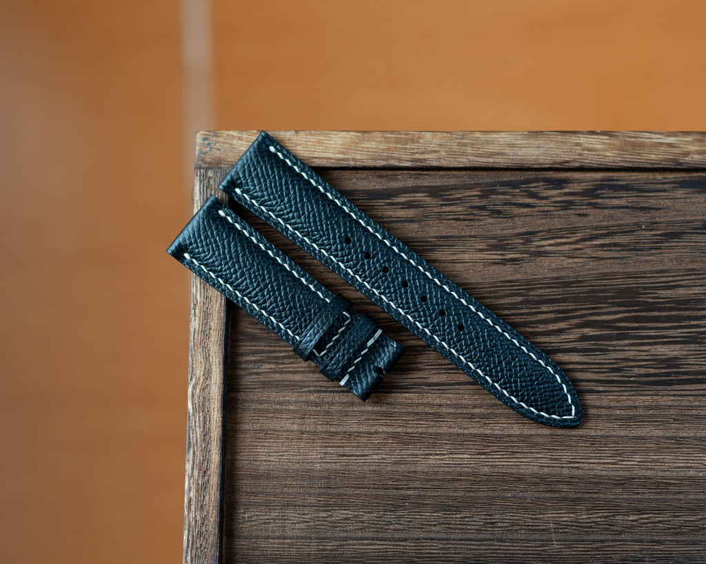 Black Epsom Padding Strap
