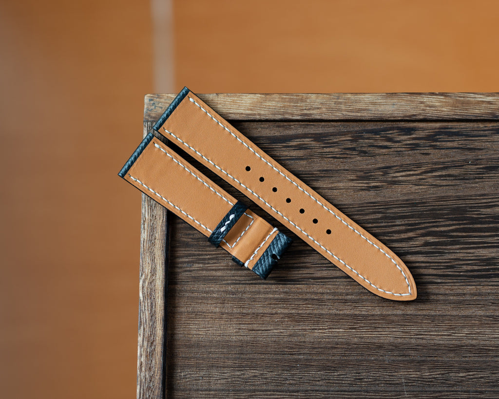 Black Epsom Padding Strap