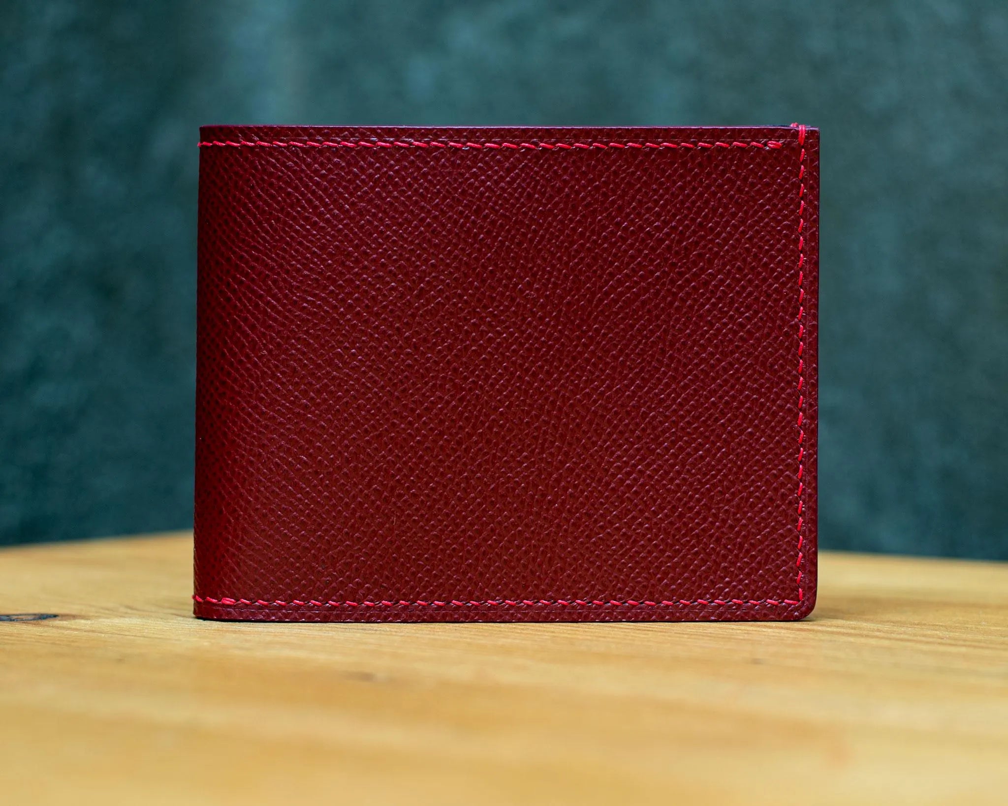 Mini Wallet - Burgundy & Black